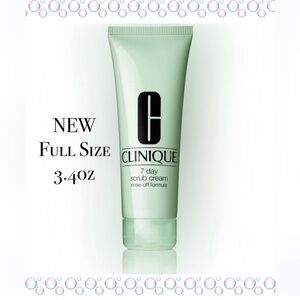 Clinique 7 Day Scrub Cream Rinse-Off Formula 🫧🆕🫧 $30 value
